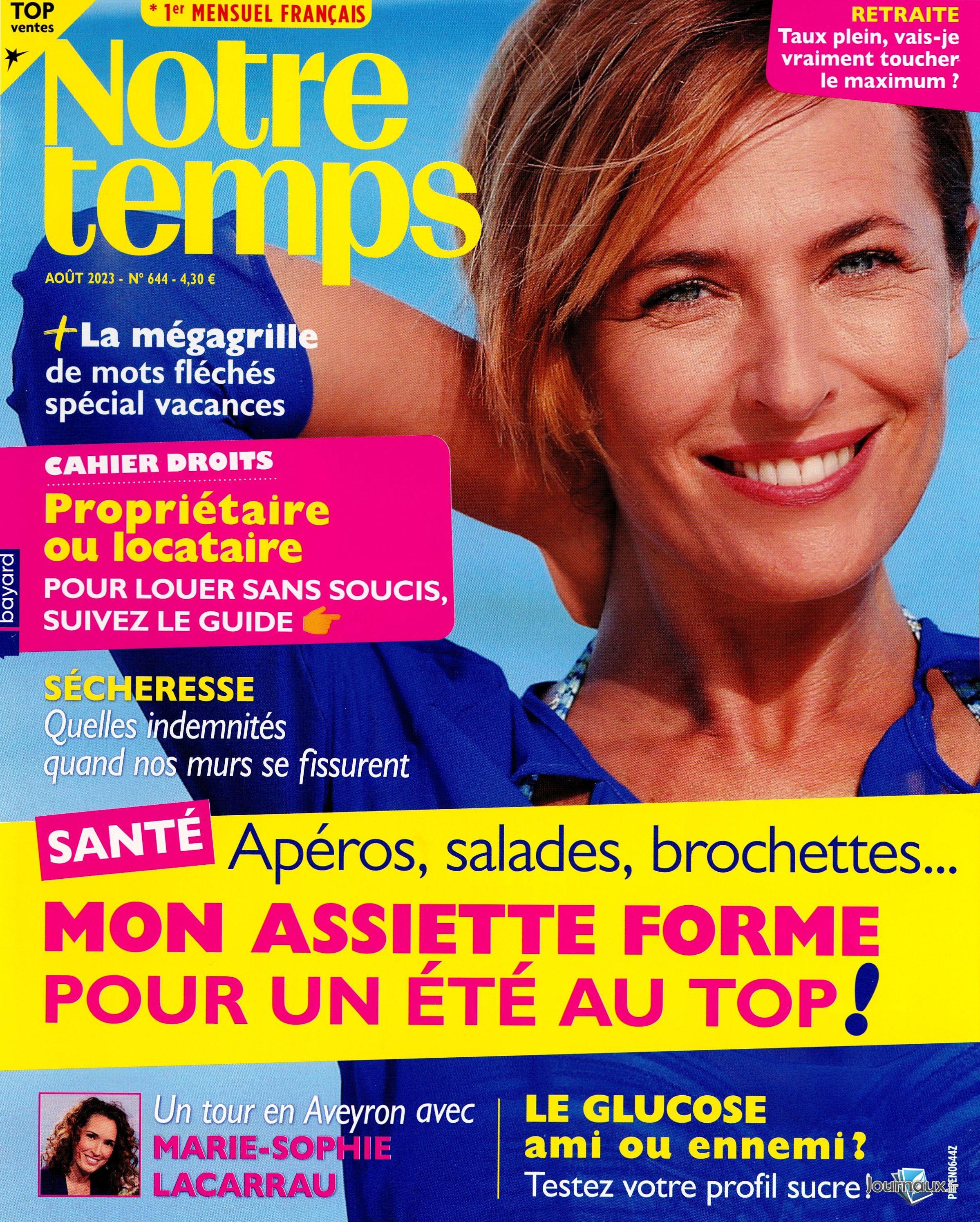 Notre Temps + Notre Temps Jeux n° 644 2023-07-04