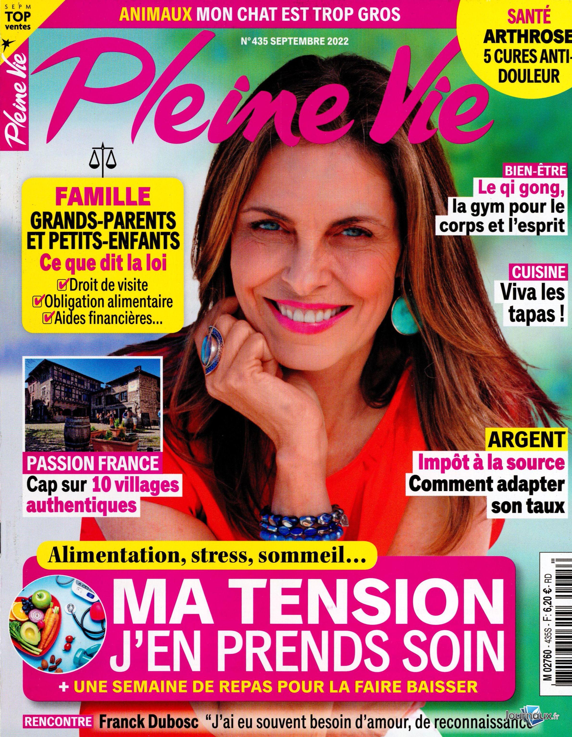Pleine Vie + Agenda 2023 n° 435 2022-08-04