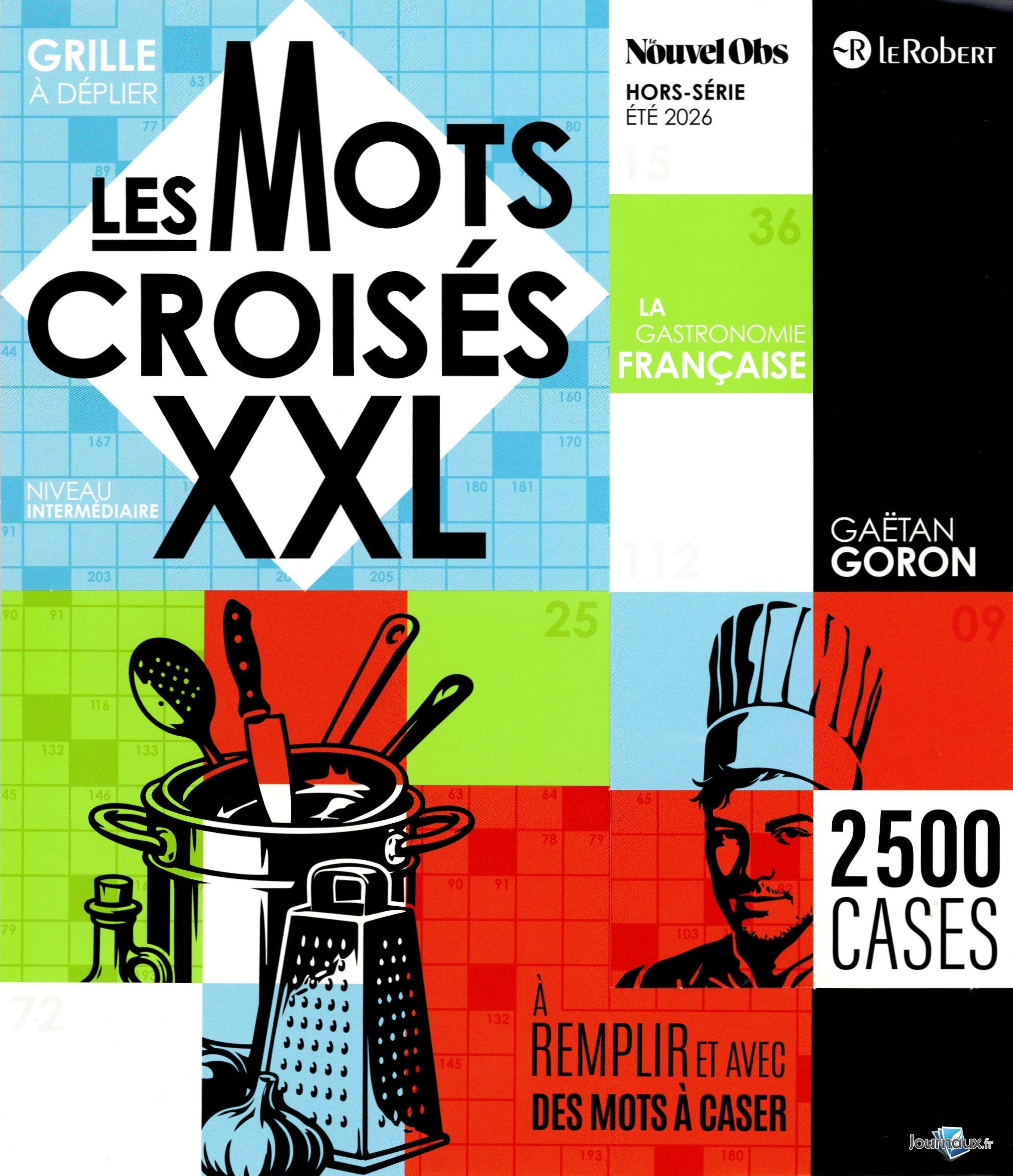 Le Nouvel OBS Hors-Série été 2026 Mots Croisés XXL La Gastronomie Française n° 1 2026-06-04