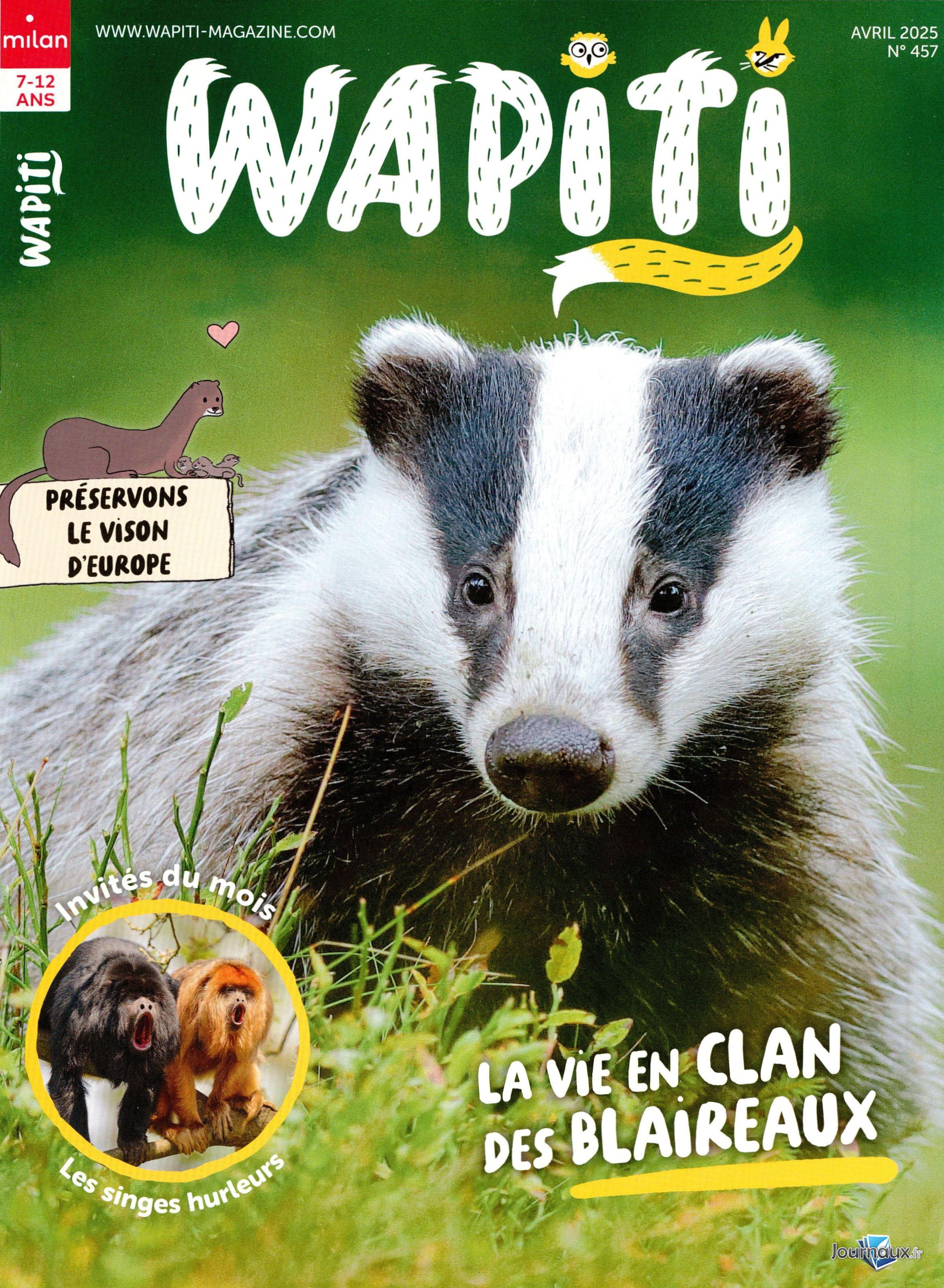 Wapiti + Wapiti Hors-série n° 2504 2025-03-27