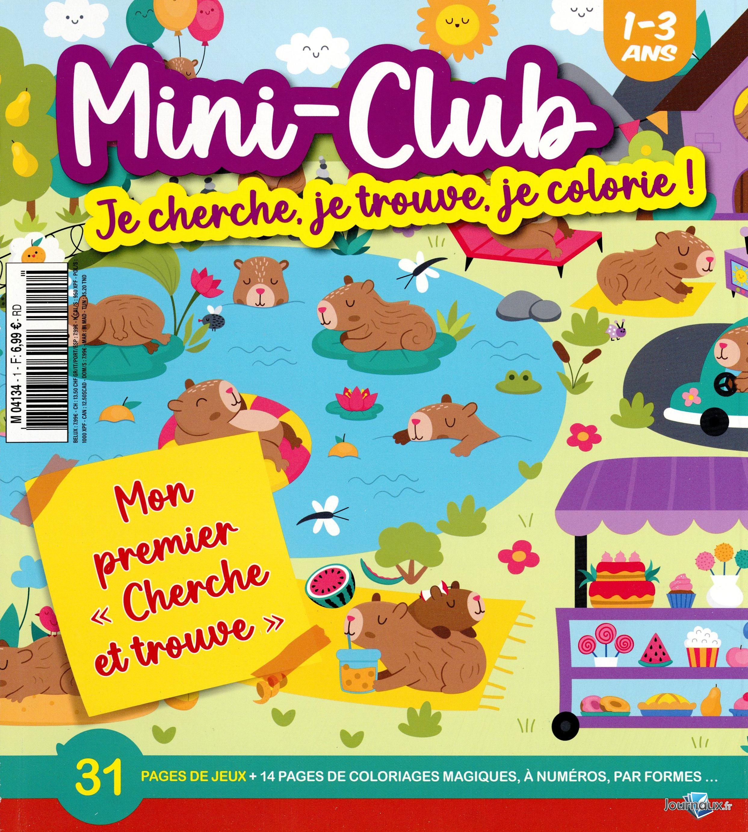 Offre Mini-Club Je Cherche, Je Trouve, Je Colorie ! n° 3 2026-03-26