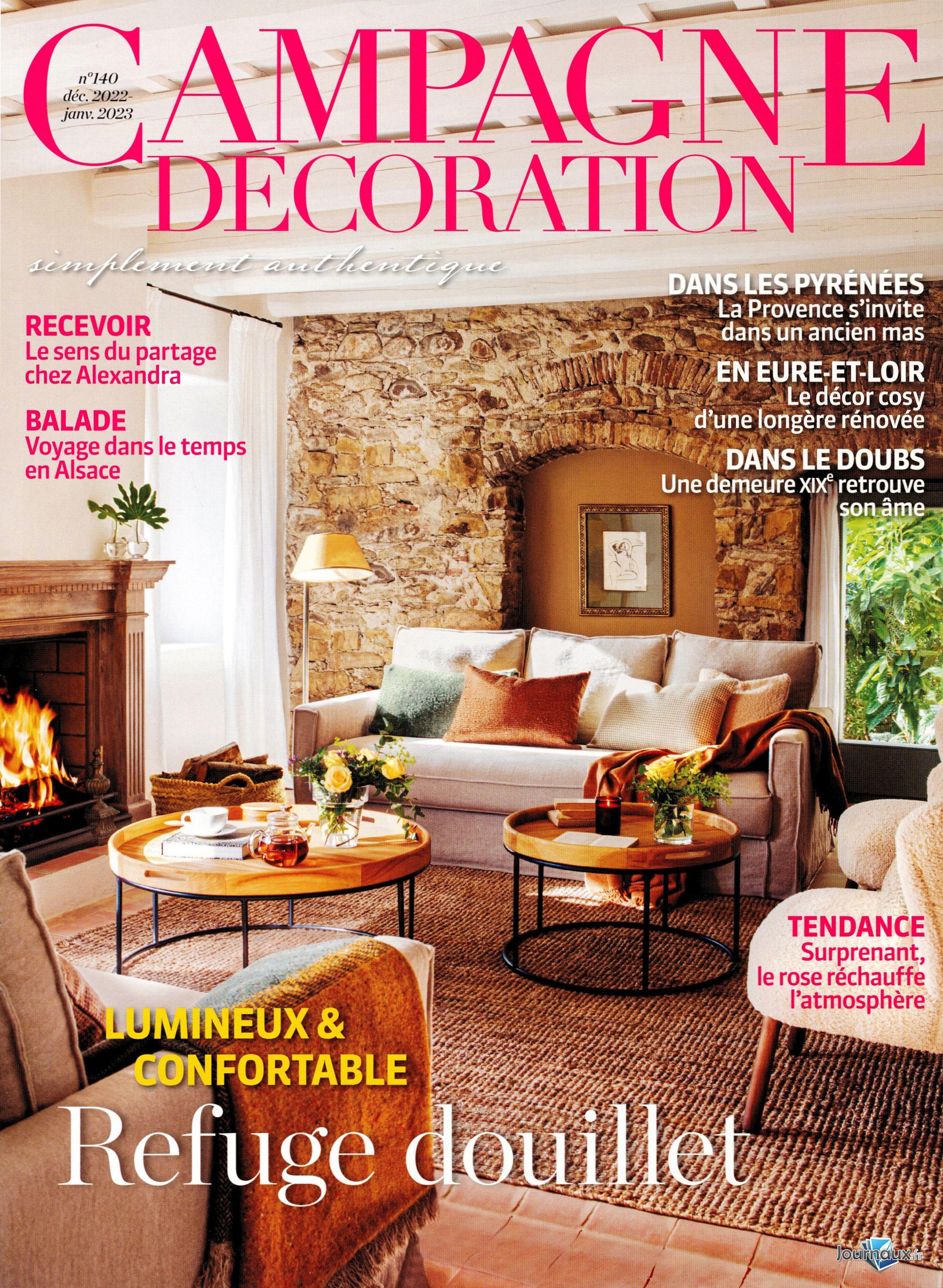 Le Journal de la Maison + Campagne Décoration n° 548 2022-12-15