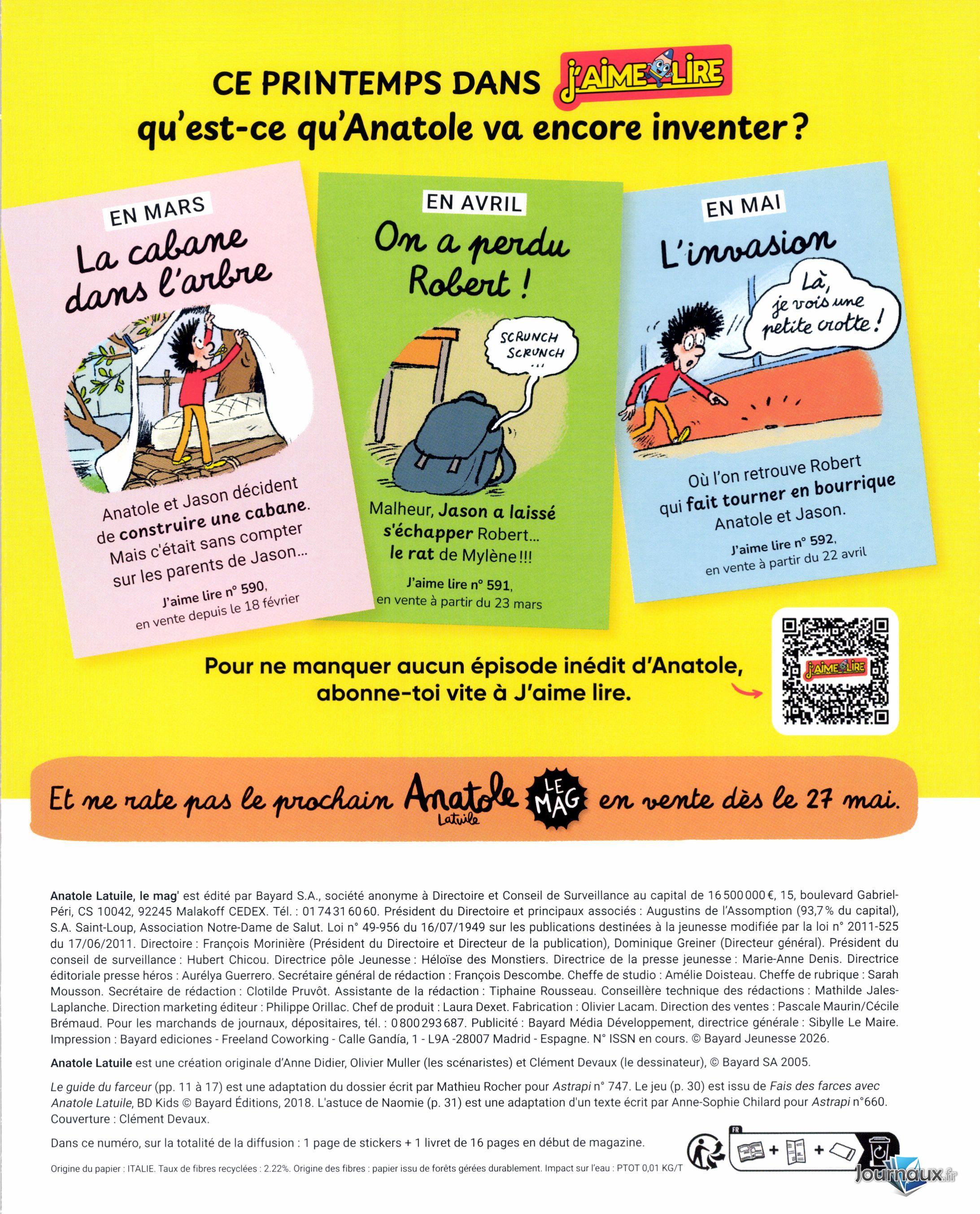 Anatole  Latuile  n° 1 2026-02-24