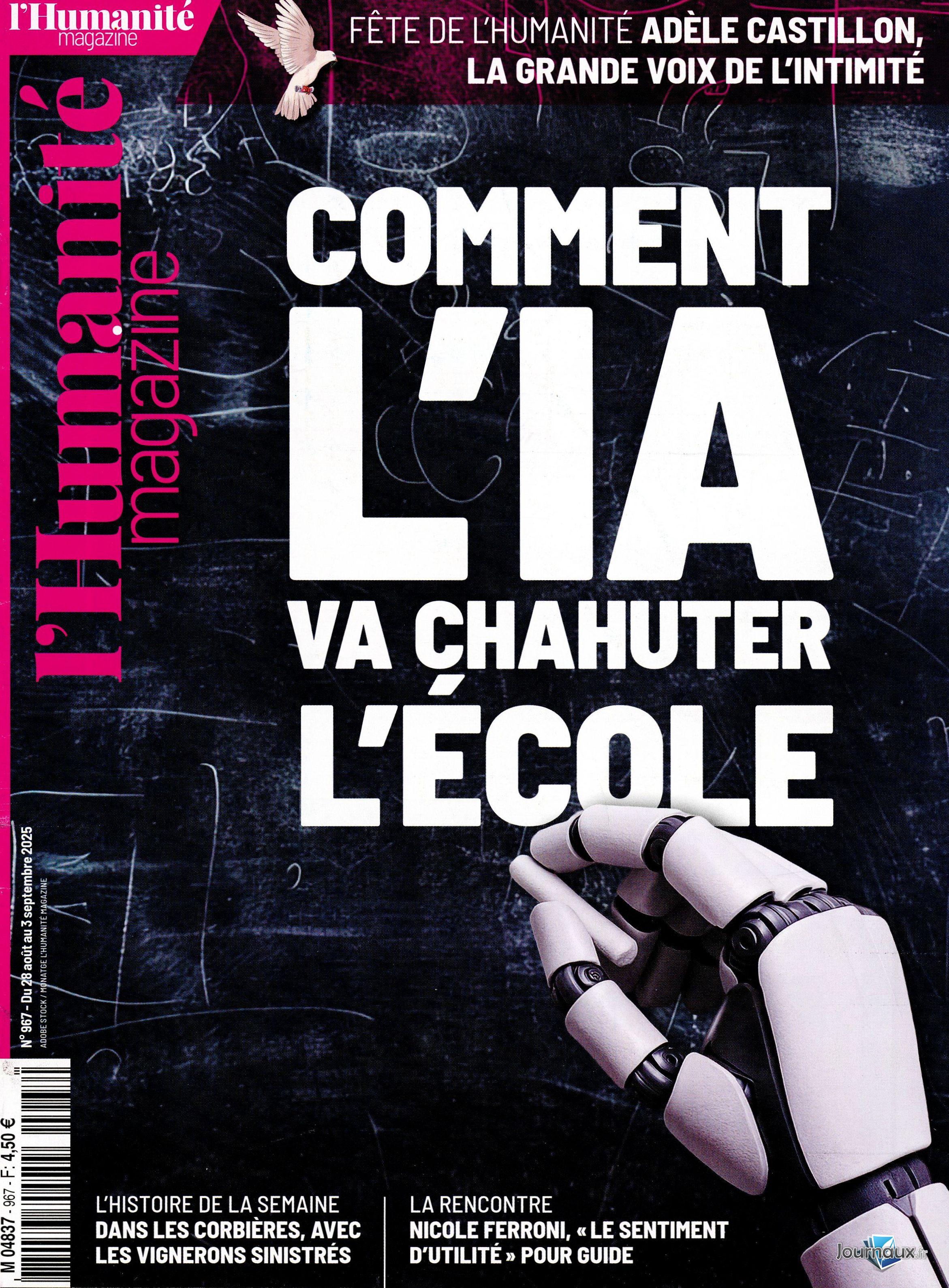 L'Humanité Magazine n° 967 2025-08-28
