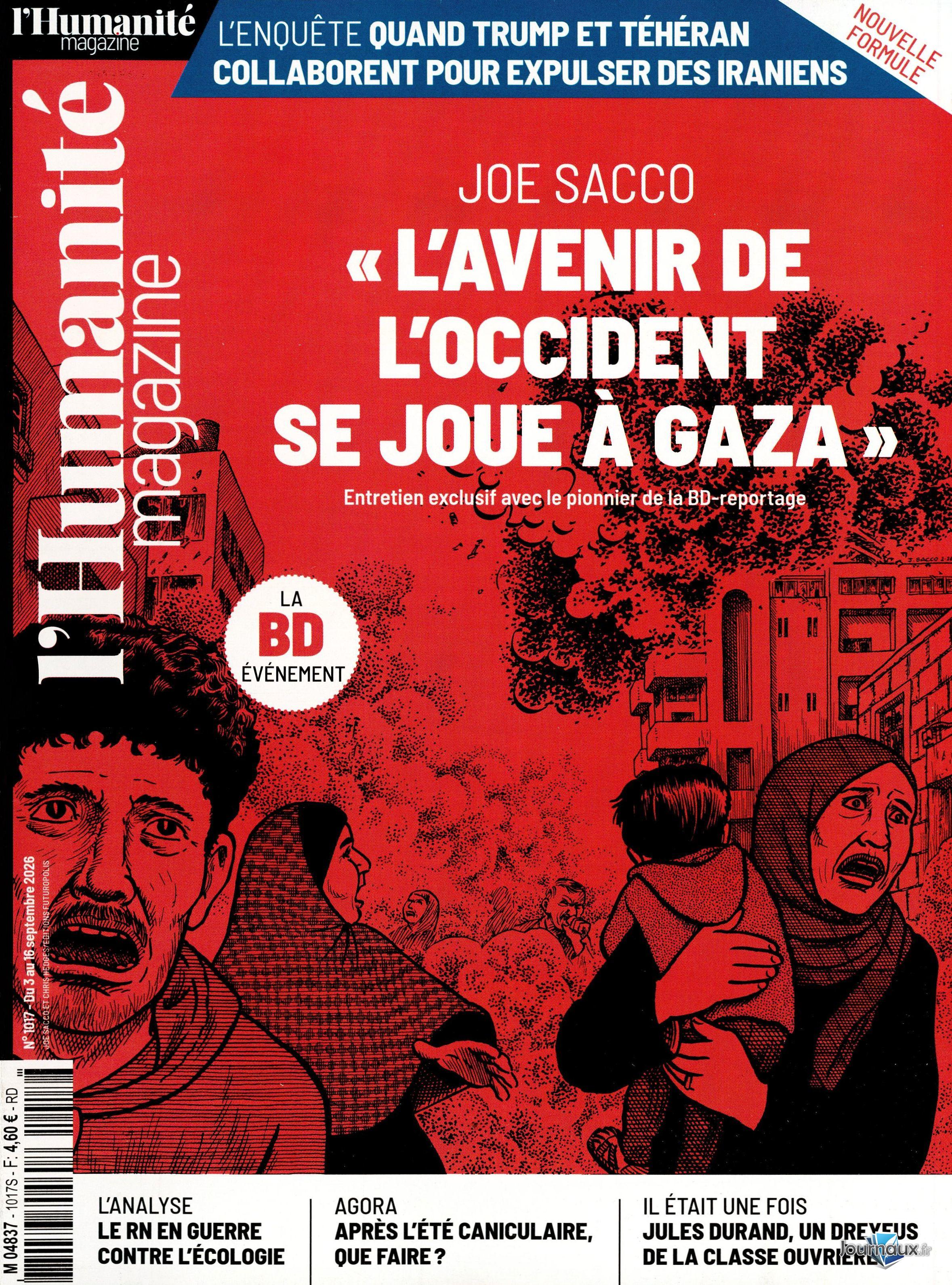 L'Humanité Magazine n° 1017 2026-09-03