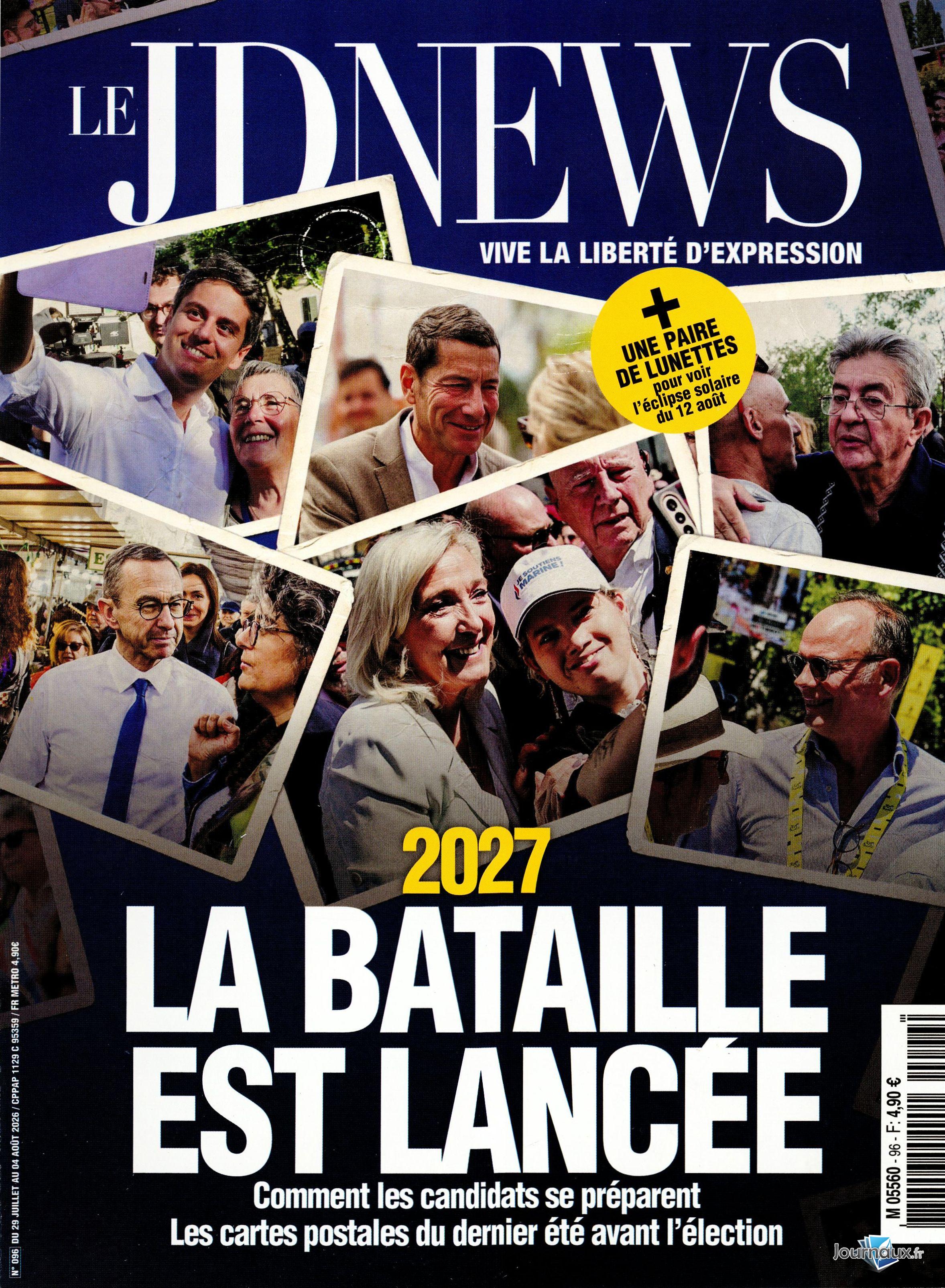JD News + Lunettes éclipse solaire n° 96 2026-07-31
