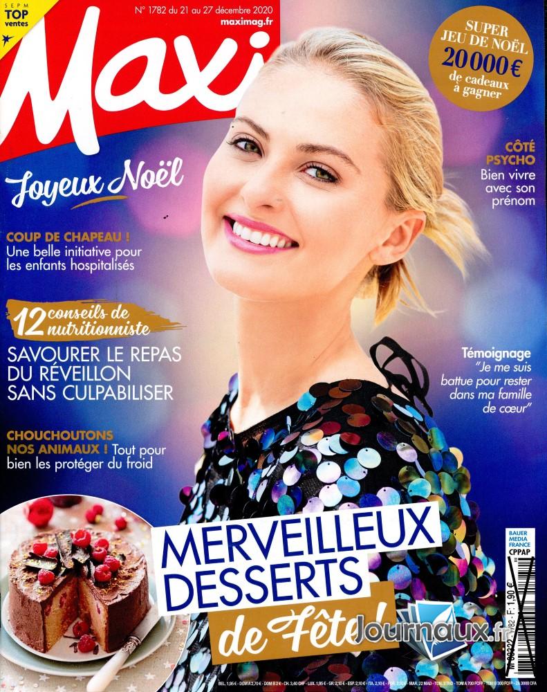 Maxi + Les Jeux de Maxi n° 1782 2020-12-19