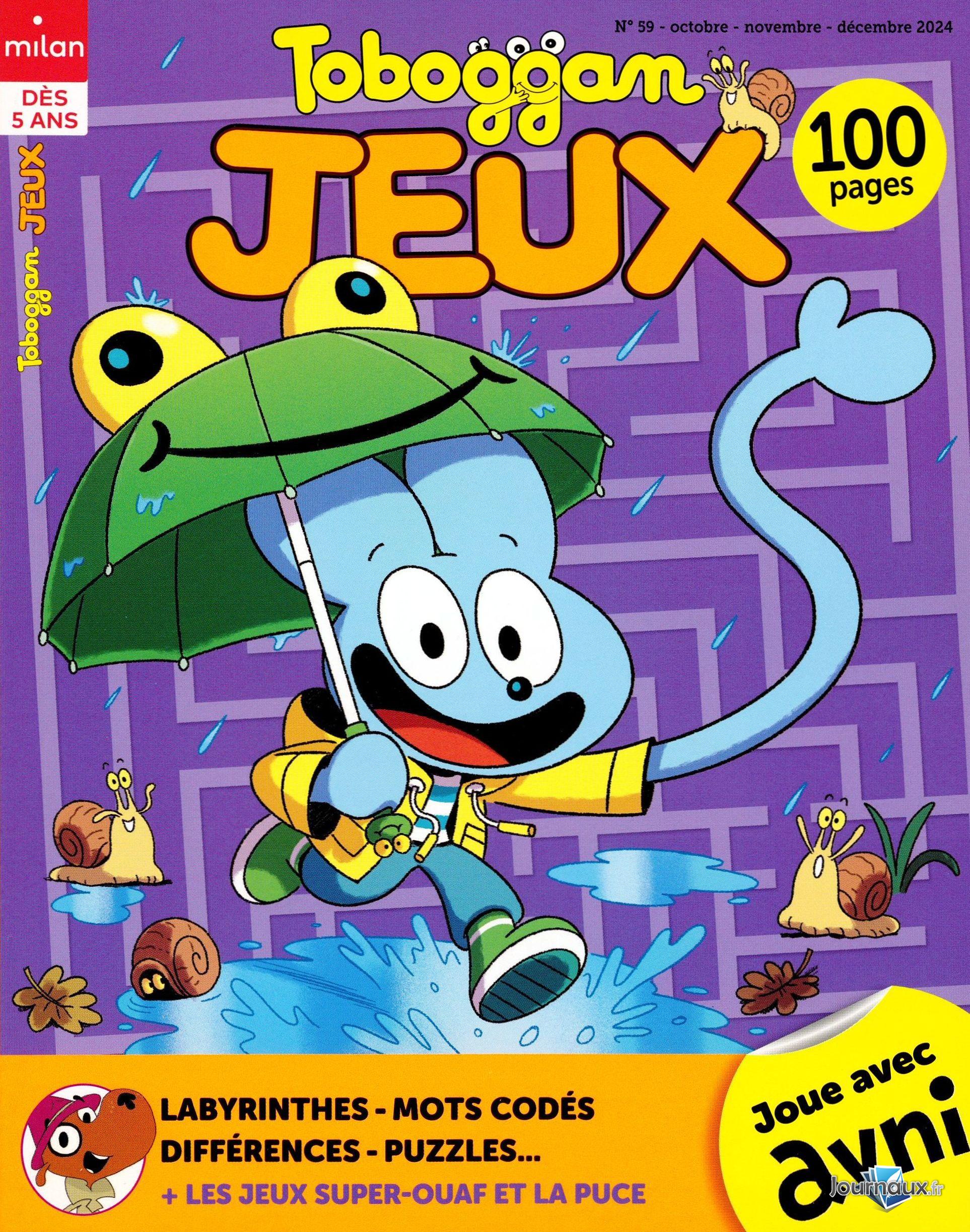 Toboggan + Toboggan Hors-Série Jeux  n° 25 2024-09-19