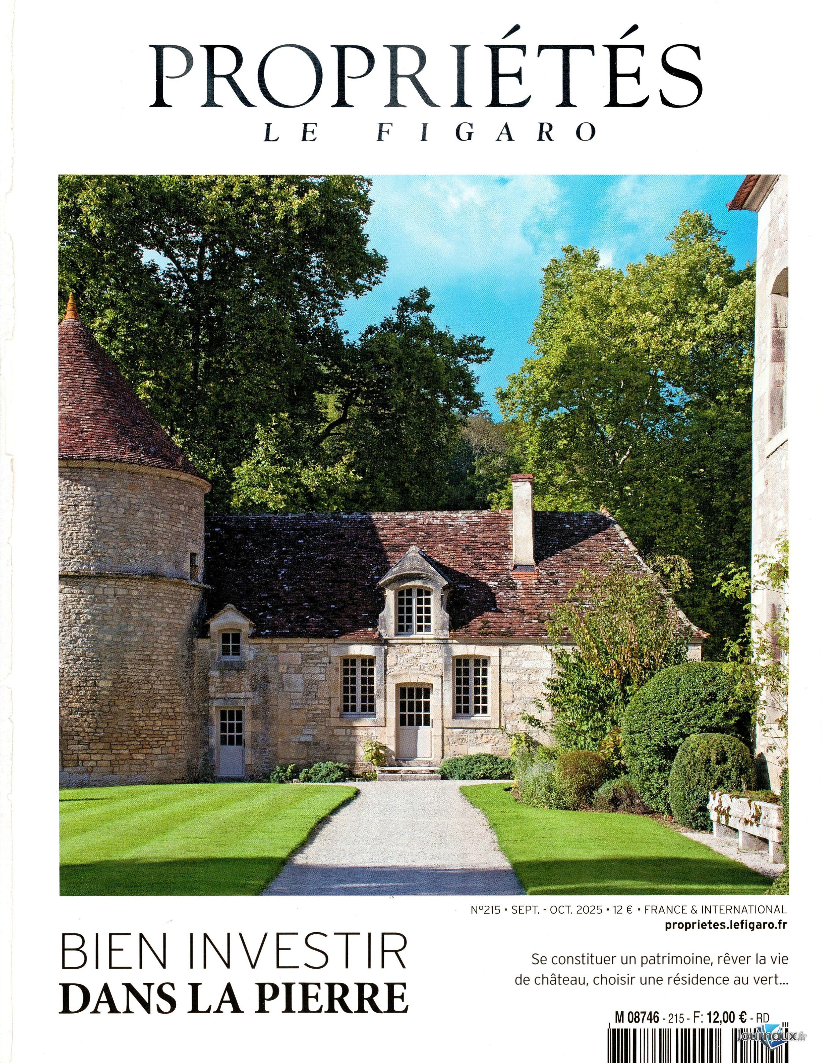Propriétés Le Figaro n° 215 2025-09-02