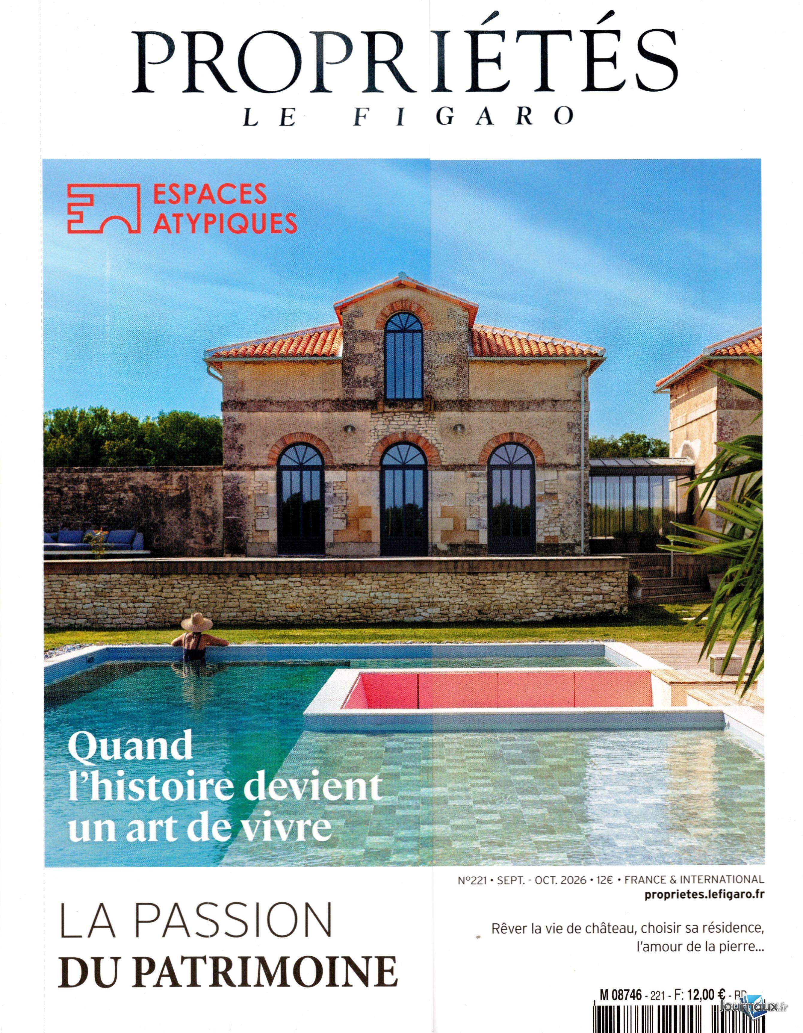 Propriétés Le Figaro n° 221 2026-09-03