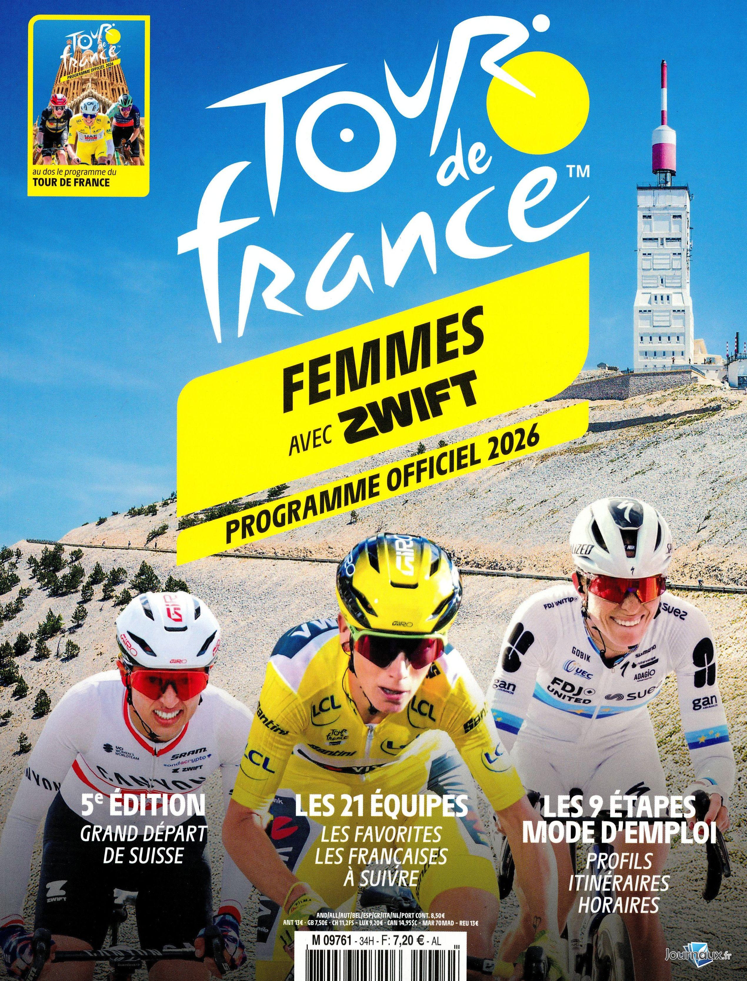 Programme Officiel Du Tour de France 2026 n° 34 2026-06-04