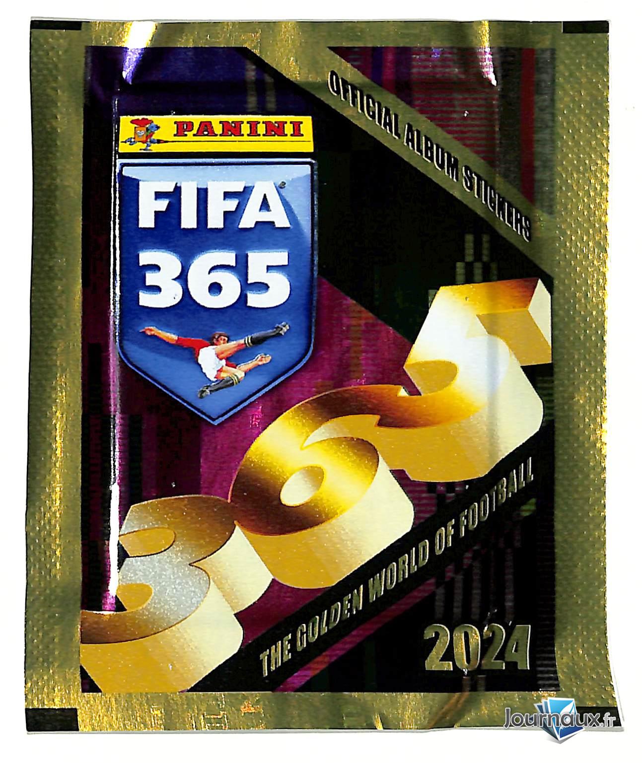 PANINI FIFA 365 2024 collection de stickers - 100 pochettes + 1 COUVERTURE  RIGIDE album