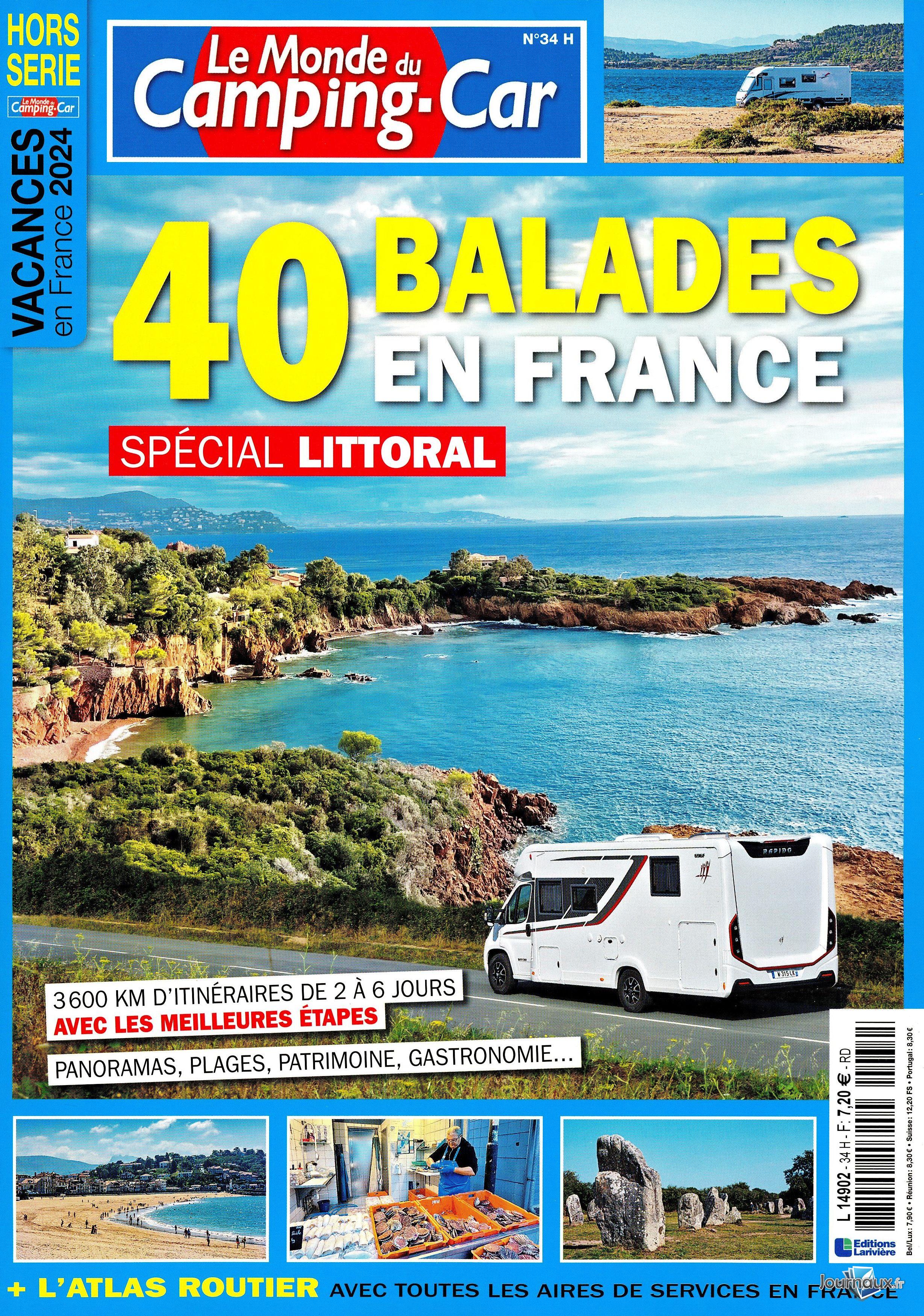 Escapades en Camping-car France 2022 : Michelin: : Livres