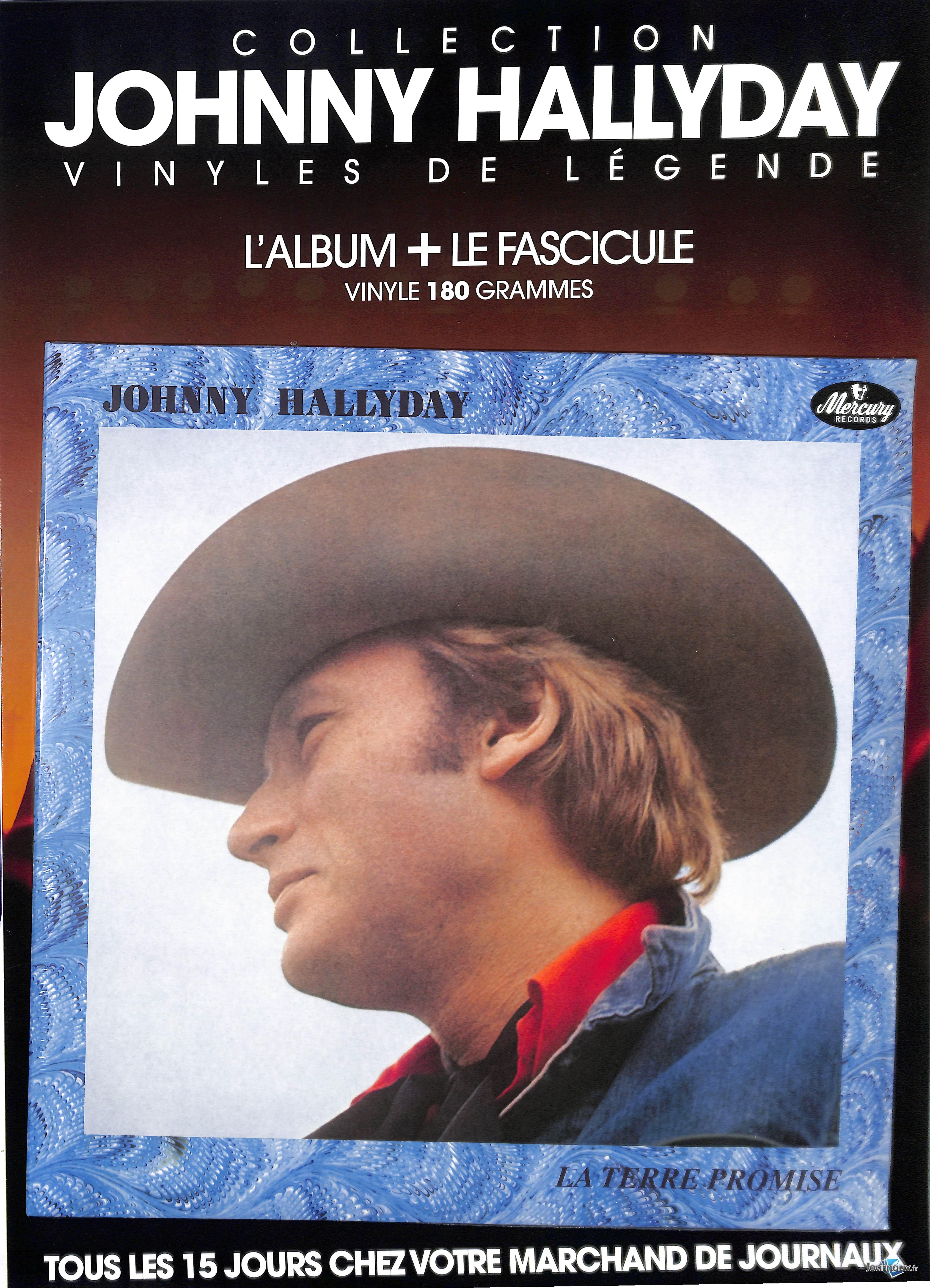 Figurine Johnny Hallyday Marchand De Journaux 2022 www.journaux.fr - La Terre de Promise 1975