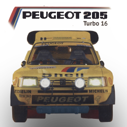 Montez la légendaire Peugeot 205 turbo 16