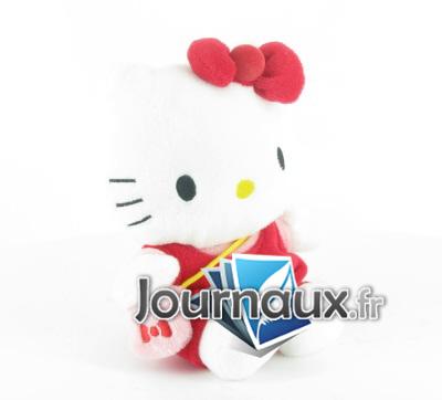 Peluche Hello Kitty Robe rouge avec Sac rose n° null 2012-07-19