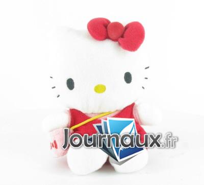 Peluche Hello Kitty Robe rouge avec Sac rose n° null 2012-07-19